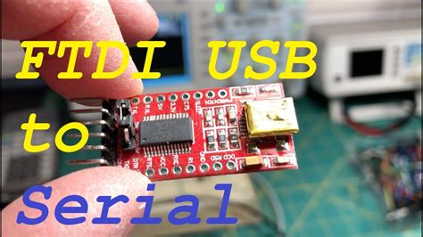 Ftdi Usb To Serial Adapter Demo Youtube