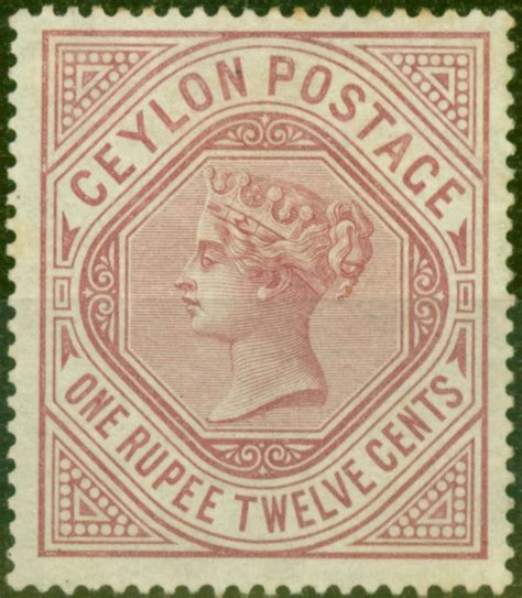 Ceylon R Dull Rose Sg Fine Mtd Mint Empirephilatelists