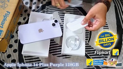 Apple Iphone Plus Purple Unboxing And Flipkart Open Box Delivery