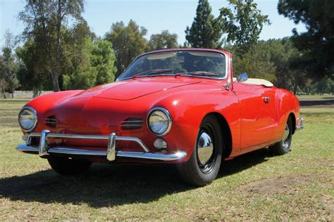 Rare Classic Karmann Ghia Low Light Convertible