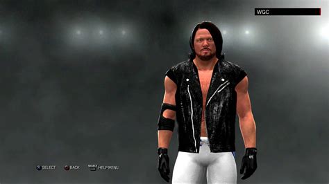 Wwe K Aj Styles Attires Superstar Threads Ps Xbox Youtube