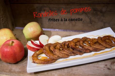 Dessert rapide Rondelles de pommes frites à la canelle Cinq Fourchettes