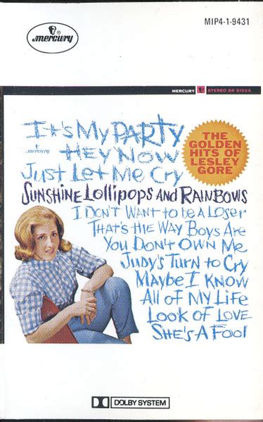 Lesley Gore The Golden Hits Of Lesley Gore Cassette Discogs