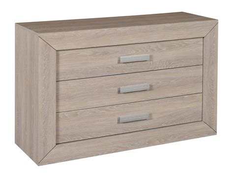 Commode Tiroirs Bois De Ch Ne Gris Lima Lestendances Fr