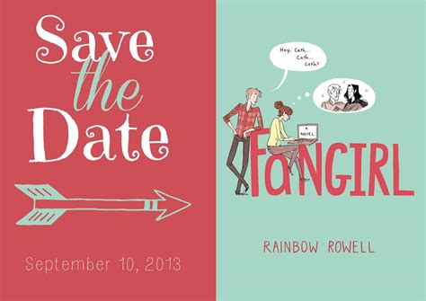 Save The Date: Fangirl by Rainbow Rowell - The Perpetual Page-Turner