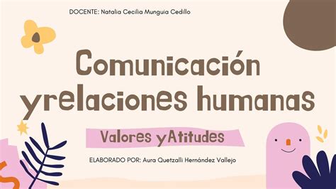 Valores Y Actitudes Aura Hern Ndez Udocz