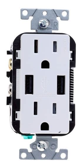 Contacto Duplex Con Usb Leviton Mercadolibre