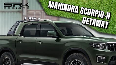 2022 Mahindra Scorpio N Digitally Re Imagined As A Rugged Pickup Truck