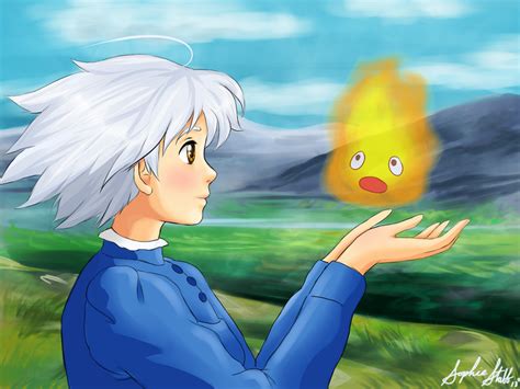 Sophie And Calcifer Howl And Sophie Fan Art 38948299 Fanpop