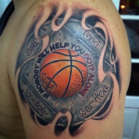 Albums Wallpaper Basketball With Crown Tattoo Sharp