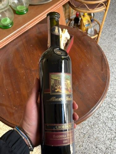 1999 Giordano Maestri Barbera D Asti Vivino US