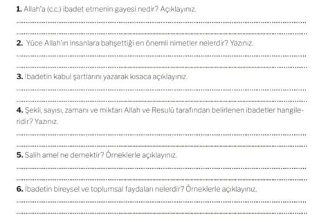 6 sınıf temel dini bilgiler sayfa 63 cevabı bulamazsanız ekte sorusu