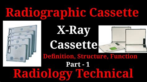 Radiographic Cassette X Ray Cassette Definition Structure