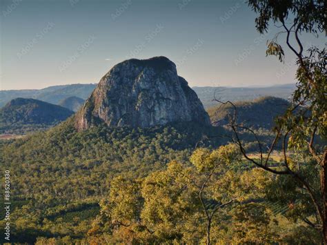 Aerial Images View Pictures Of Australian Glasshouse Mountain Range On