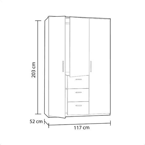 Dmora Guardarropa Providence Armario De Dormitorio Con Puertas