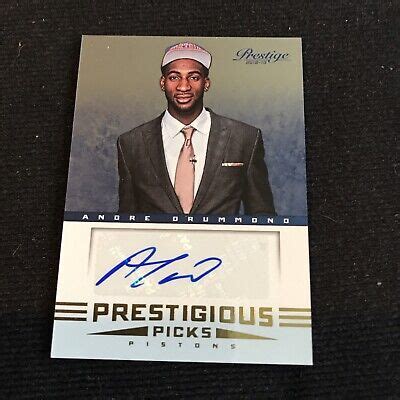 Prestige Andre Drummond Prestigious Picks Rookie Auto Rc