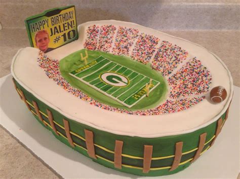 Lambeau Field Cake Packers Football Sports Birthday Cakes Packers