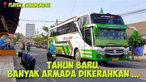 Libur Tahun Baru 2024 Di Alun Alun Wonosari Bus Maju Lancar Kerahkan