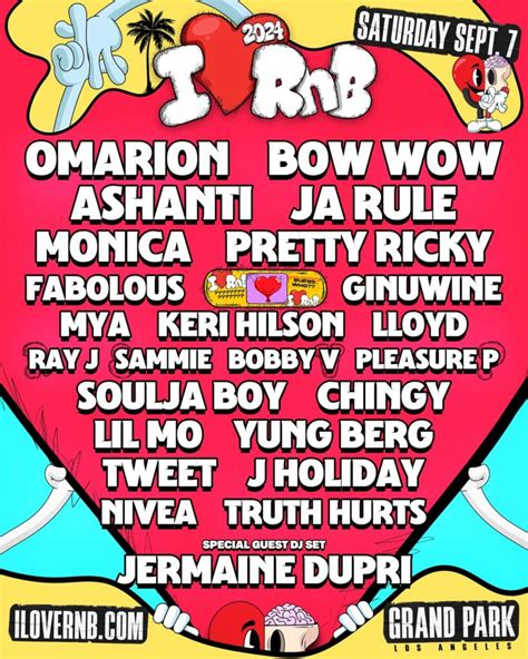 I Love Rnb Festival 2024 Line Up Dawn Mollee