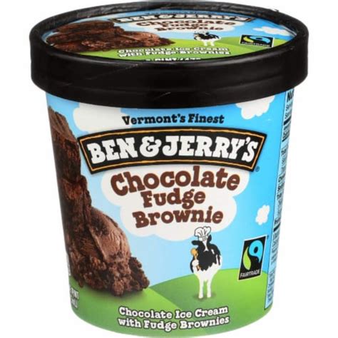 Ben Jerry S Ice Cream Chocolate Fudge Brownie Pt Ct Oz