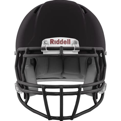 Riddell Youth Matte Revolution Speed Football Helmet Matte Black/Black ...