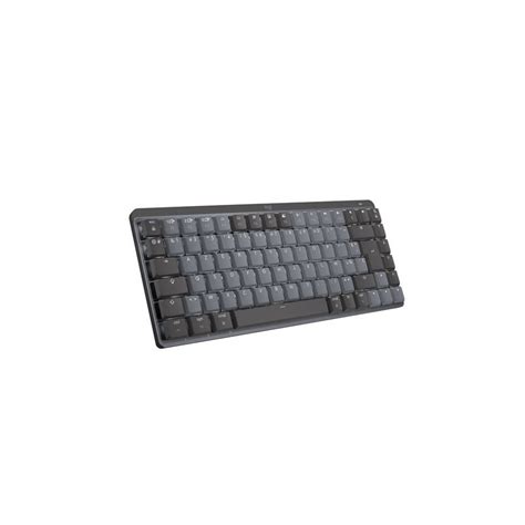 Clavier sans fil illuminé Logitech MX Mechanical Mini pour Mac Gris Sideral