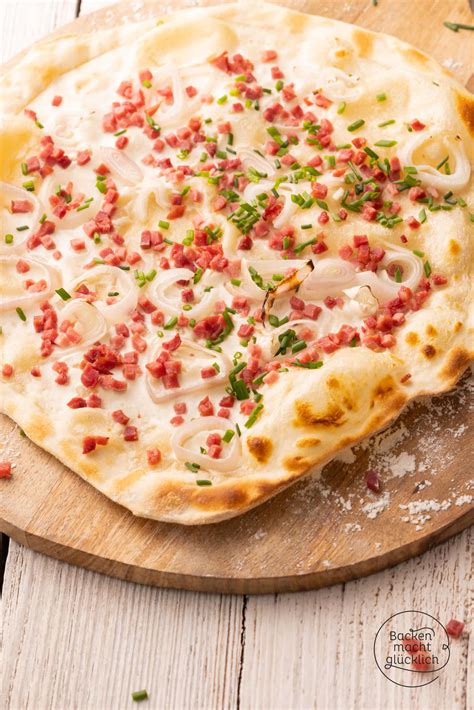 Flammkuchen Rezept Backen macht glücklich