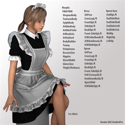 V4J outfit for V4A4 3D Figure Assets kobamax