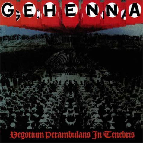 Gehenna Negotium Perambulans In Tenebris Vinyl Lp Hardcore