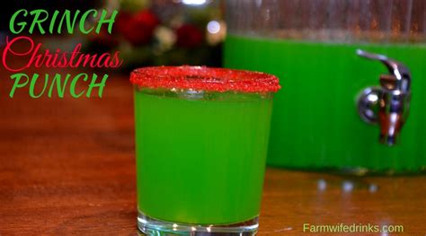 Grinch Punch Christmas Green Punch