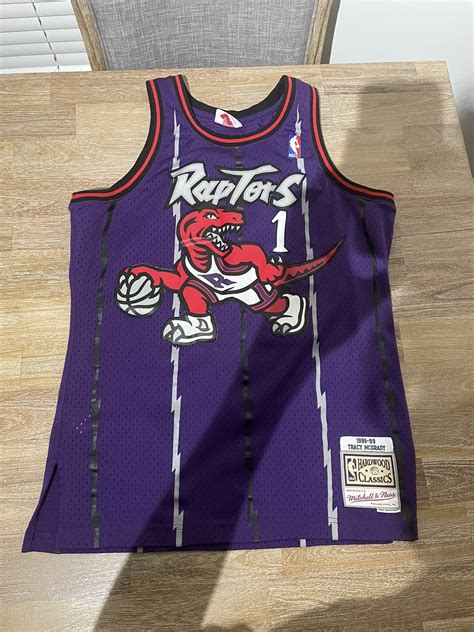 Mitchell And Ness Vintage Throwback Raptors 1998 1999 Tracy Mcgrady