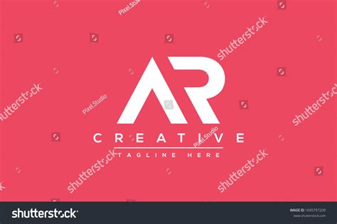 Ar Letter Logo Design Creative Modern Stock Vector (Royalty Free ...