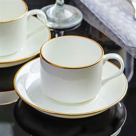 Special Offer Jingdezhen Bone China Coffee Cup And Saucer Set Brief