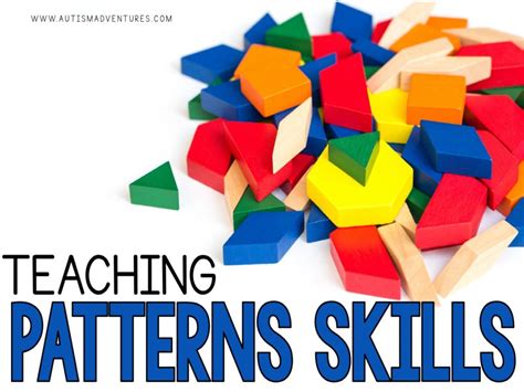 Teaching Pattern Skills In The Classroom Autism Adventures