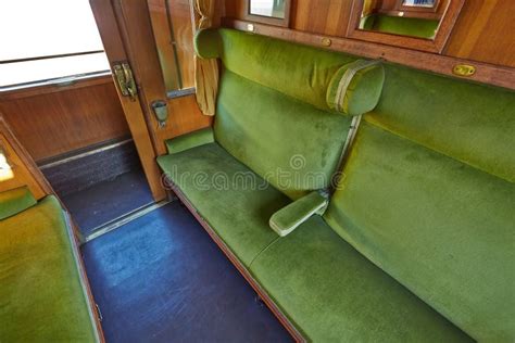 Vintage Train Interior stock image. Image of classic - 128774797