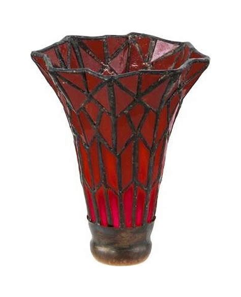 28656 4w X 55h Tiffany Pond Lily Red Replacement Shade Meyda Tiffany