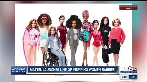 Mattel Launches Line Of Inspiring Women Barbies Youtube