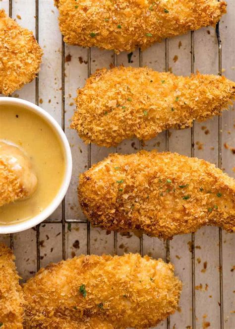 Truly Crispy Oven Baked Chicken Tenders Recipetin Eats