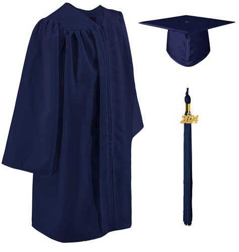 Matte 2024 Kindergarten Graduation Cap And Gown Tassel