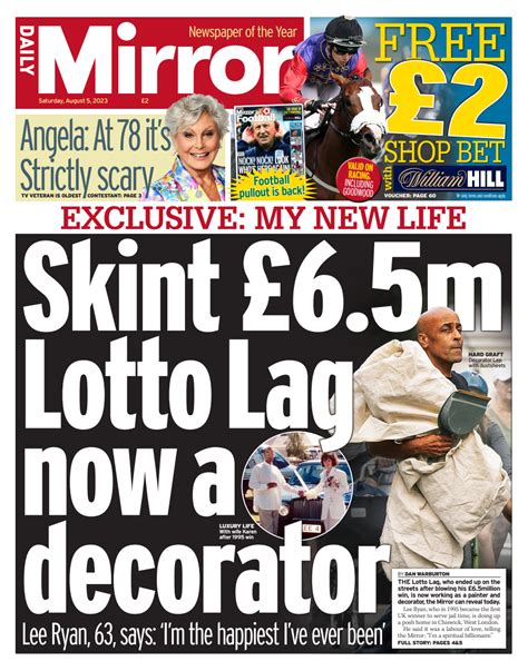 Daily Mirror Front Page 5th Of August 2023 Tomorrow S Papers Today