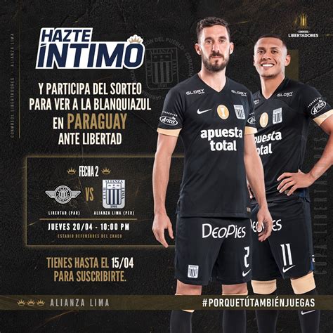 Club Alianza Lima On Twitter ️𝗛𝗔𝗭𝗧𝗘 𝗜́𝗡𝗧𝗜𝗠𝗢 ️ Y Accederás Al Sorteo