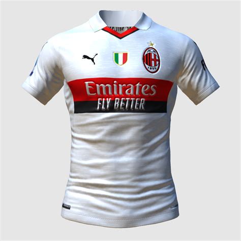 Ac Milan Away Retro Fifa Kit Creator Showcase