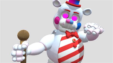 Cotton Candy Toy Freddy Download Free 3d Model By Orangesauceu [f86dba7] Sketchfab