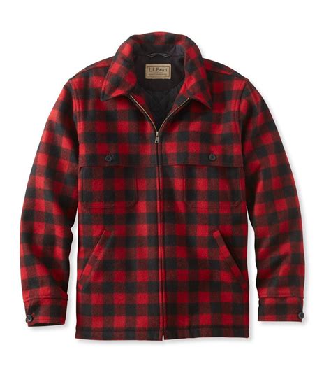 Men S Maine Guide Zip Front Jac Shirt With Primaloft Plaid Casual