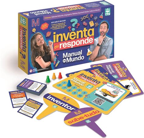 Nig Brinquedos Jogo Inventa Ou Responde Manual Do Mundo Amazon Br