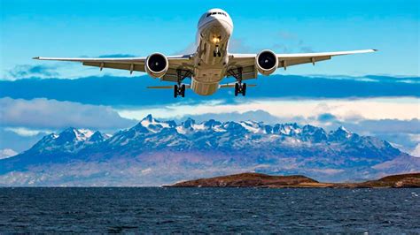 Landing At Ush Ushuaia International Airport Argentina Patagonia Hd