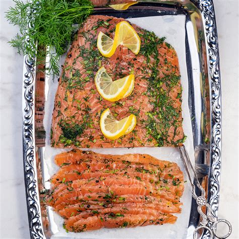 Gravad Lax Med Dill Och Citron Tasteline