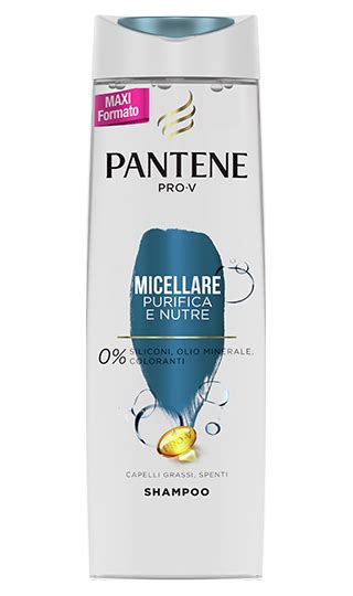 Shampoo Per Capelli Grassi Micellare Purifica And Nutre Pantene Italia