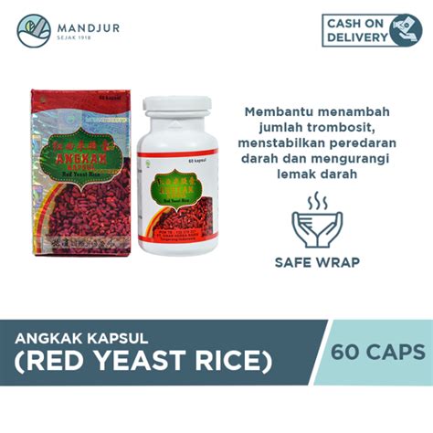 Angkak Kapsul Red Yeast Rice Lazada Indonesia