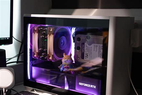 Nr200p Tempered Glass With Thermalright Ta120ex Sffpc